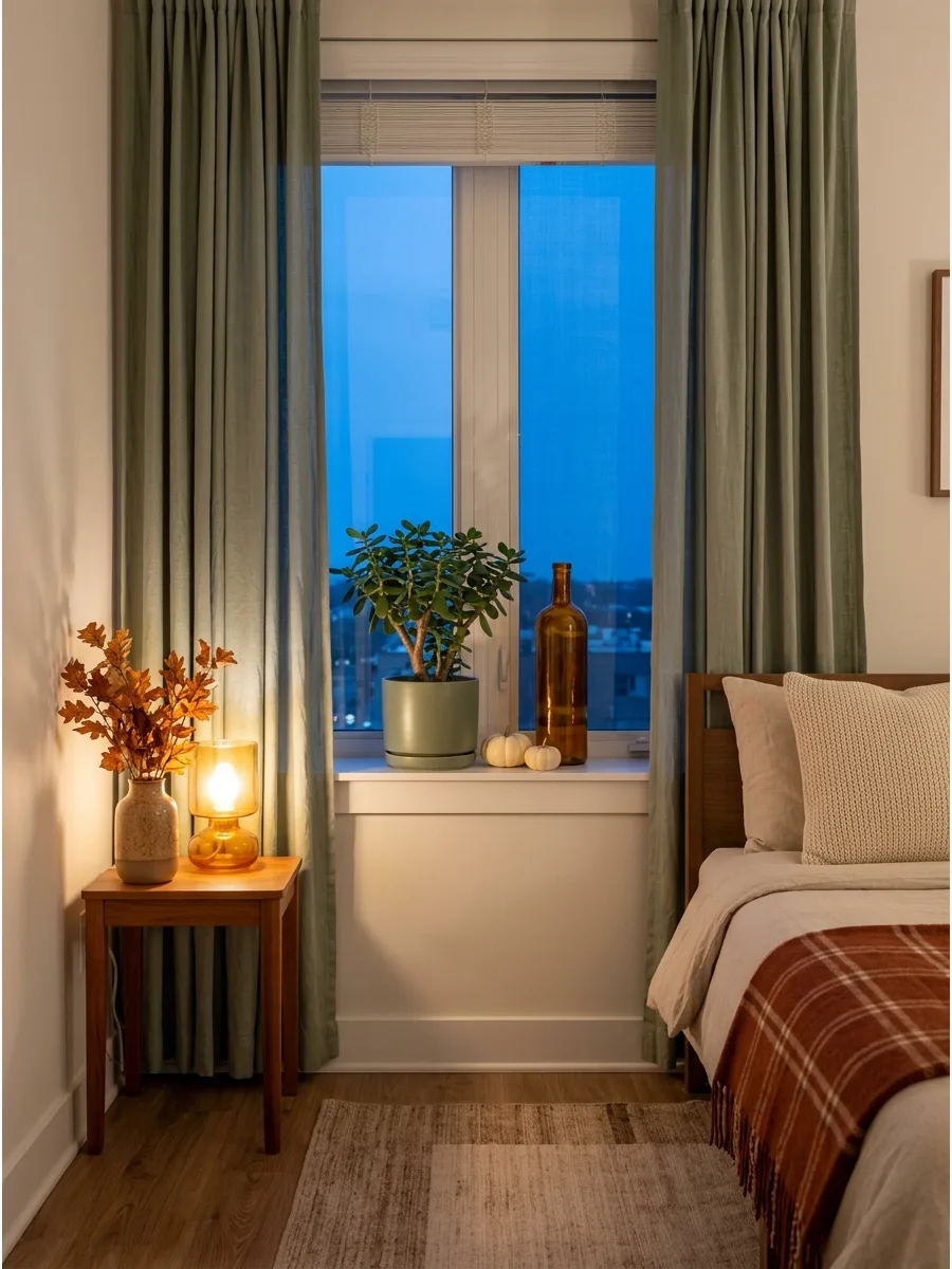 57. Decorate a Bedroom Windowsill