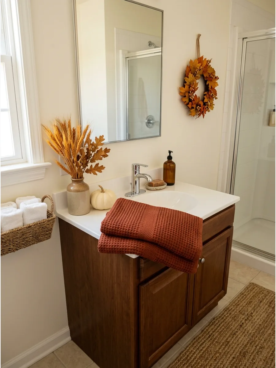 62. Add Rust-Colored Hand Towels