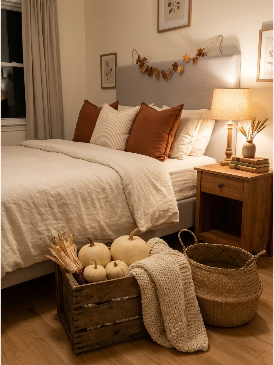 13. Rust-Colored Throw Pillows