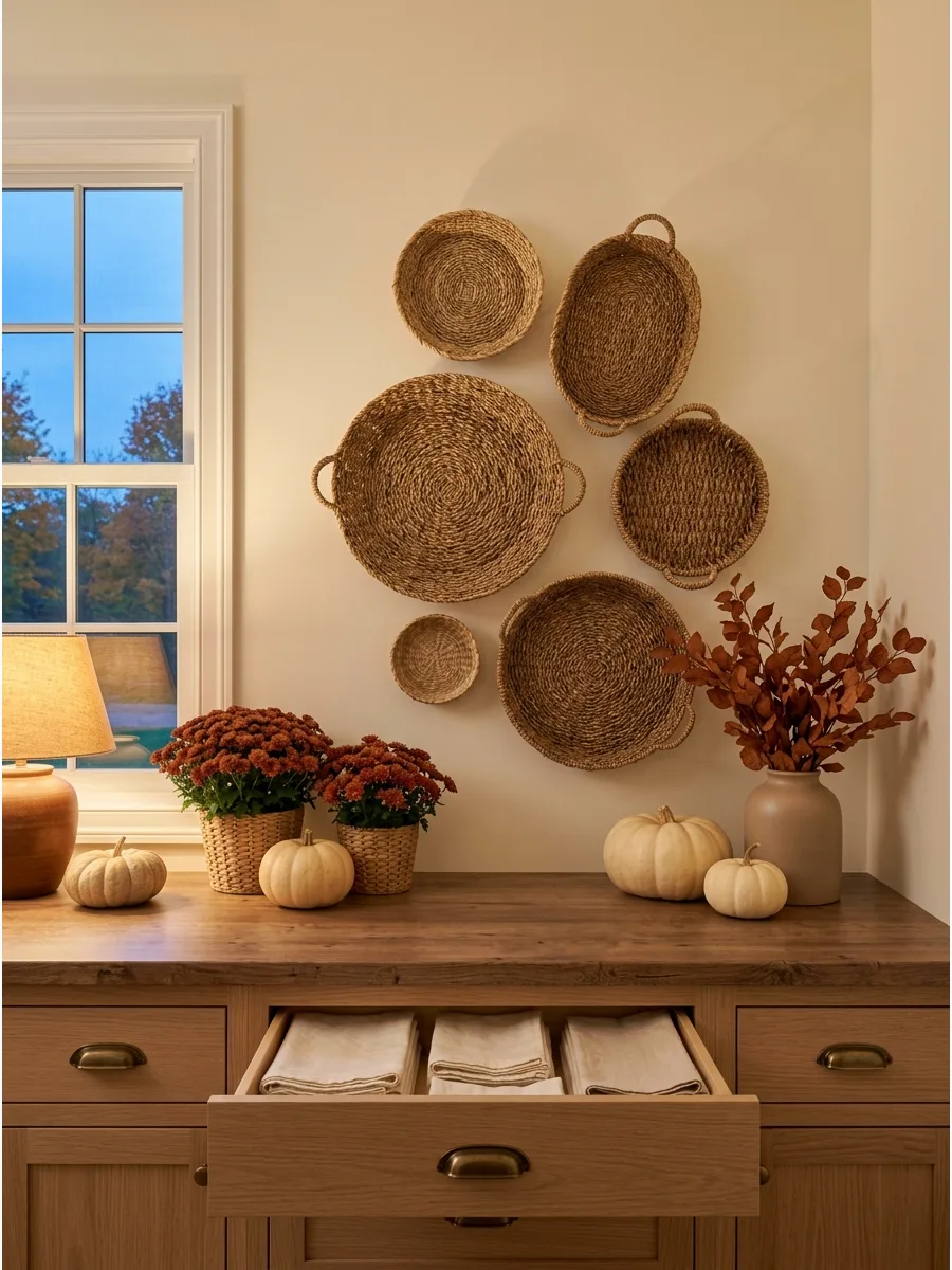 22. Basket Wall Display