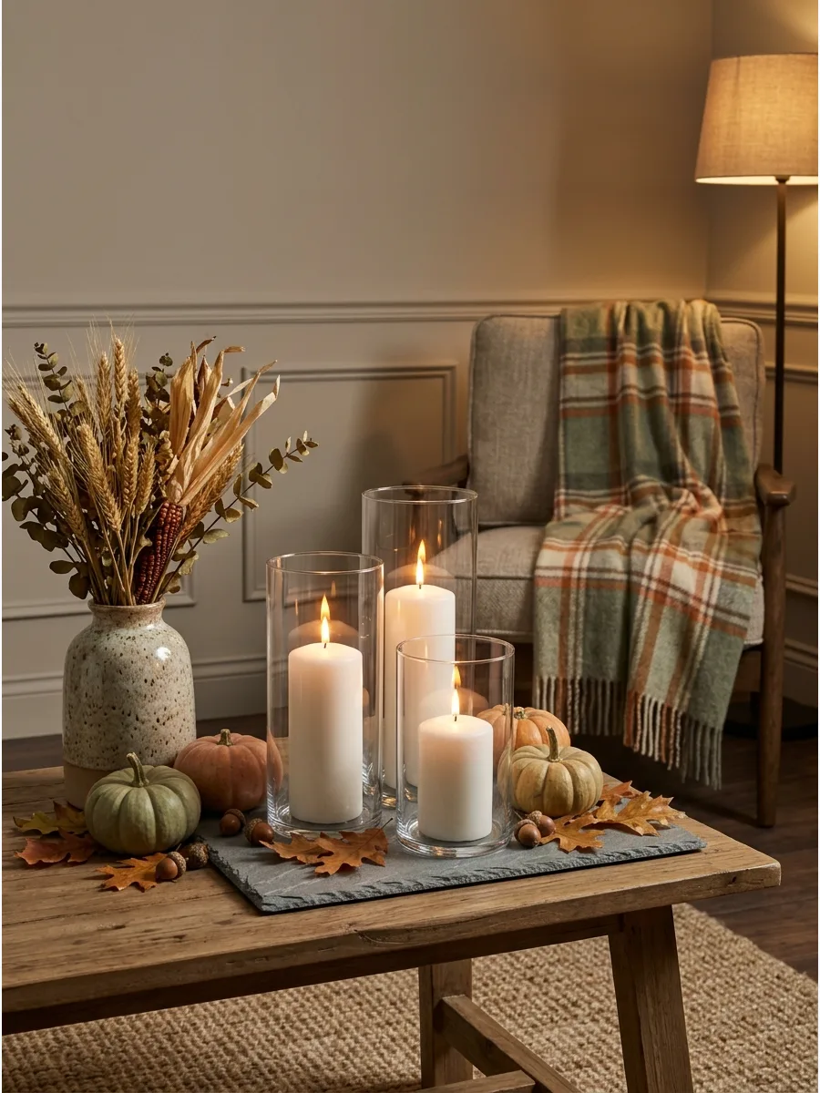 28. Candlelight Living Room Corner