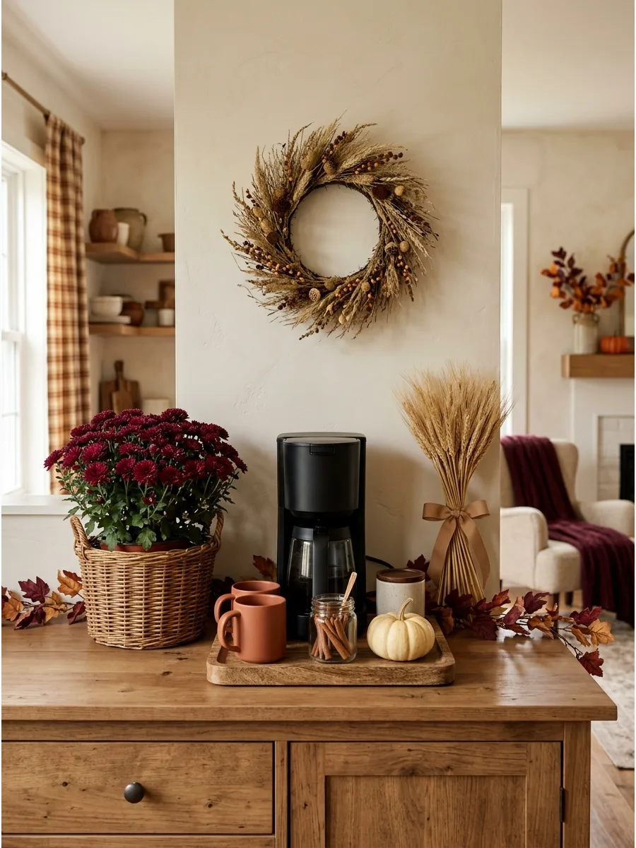 44. Fall Coffee Station