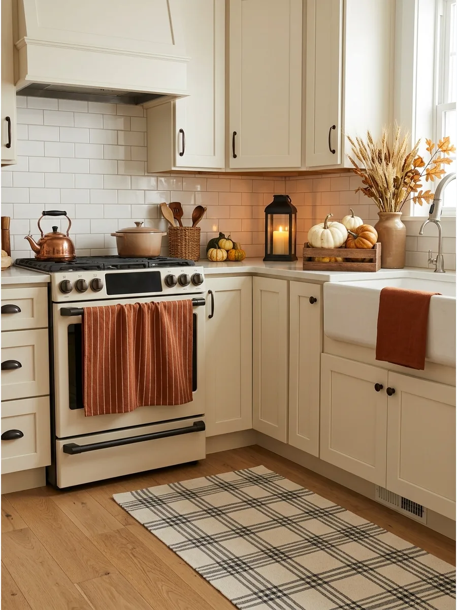 49. Warm Kitchen Linens