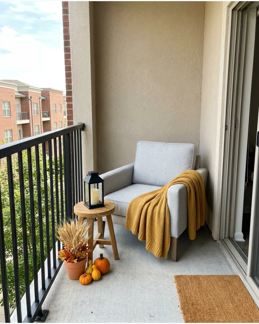14. One-Chair Autumn Nook