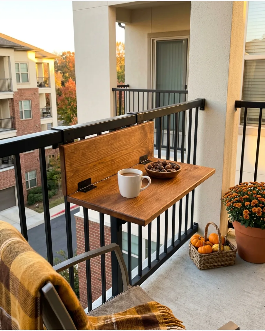 16. Wall-Mounted Fall Table