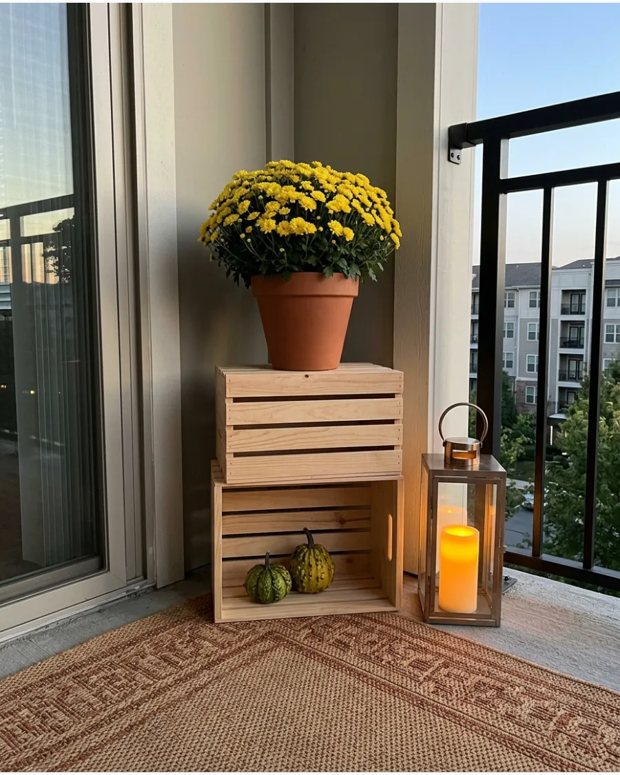 17. Corner Crate Display