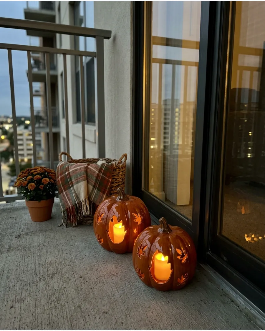 23. Glowing Pumpkin Lights