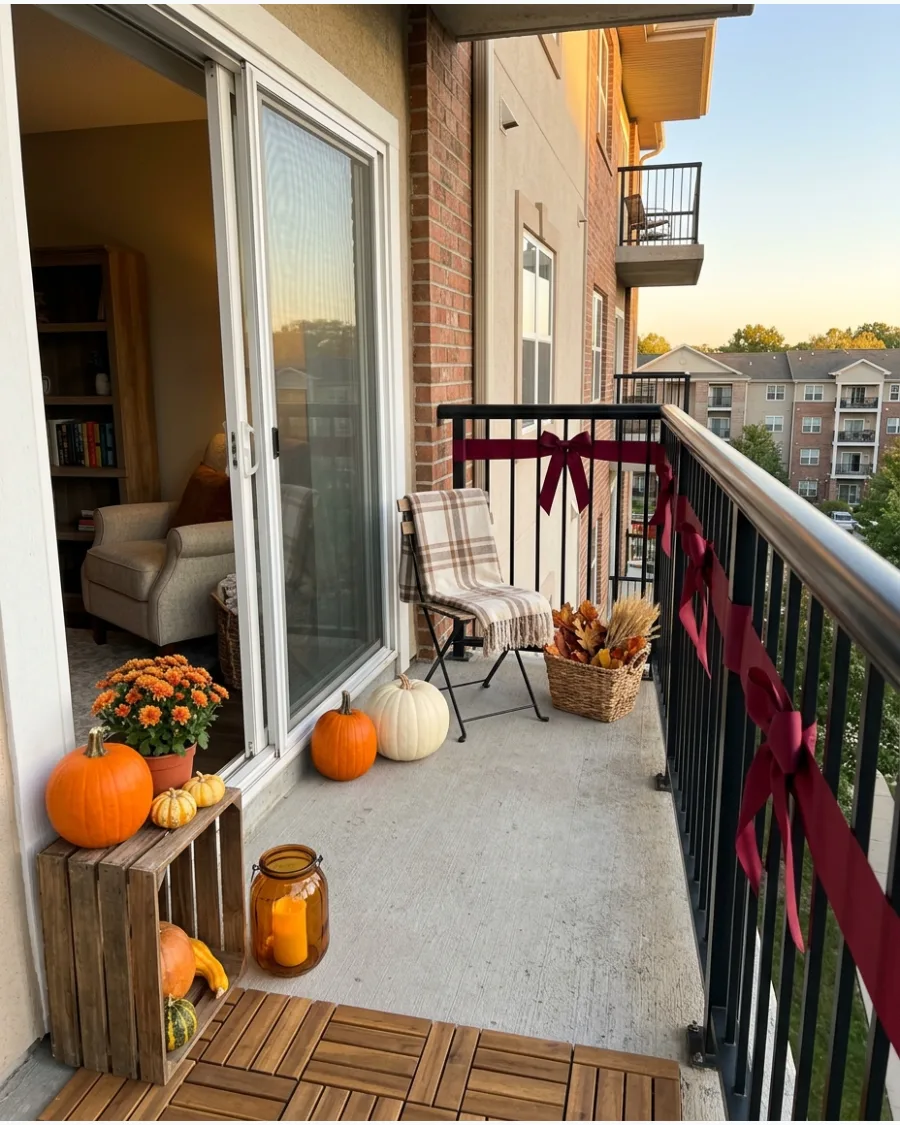 37. Fall Ribbon Railing