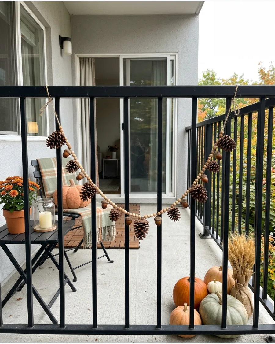 39. Acorn and Pinecone Garland