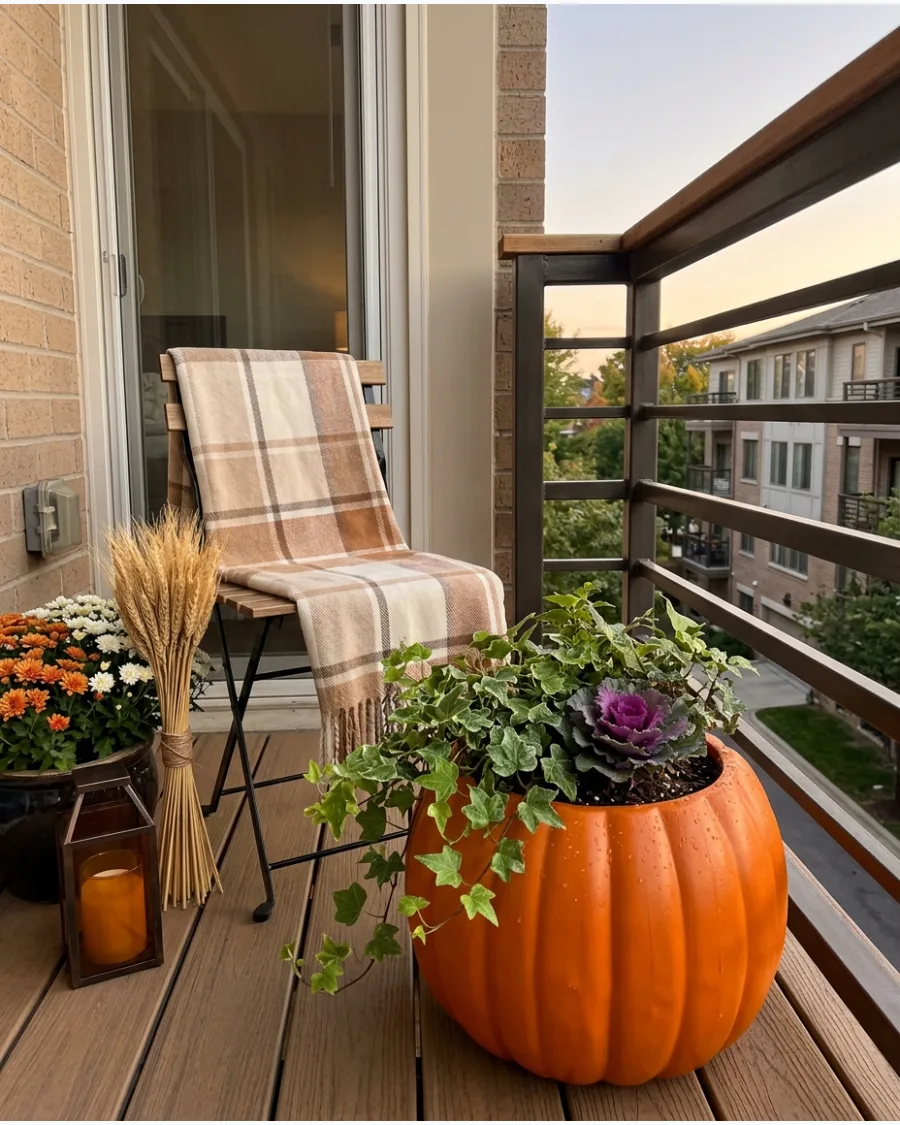 42. Pumpkin Planters