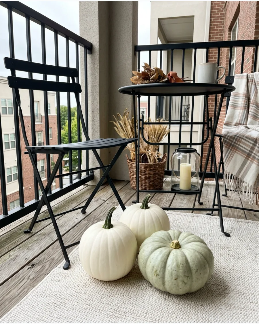 46. White Pumpkin Balcony