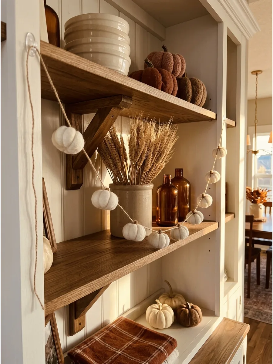 12. Mini Pumpkin Garland