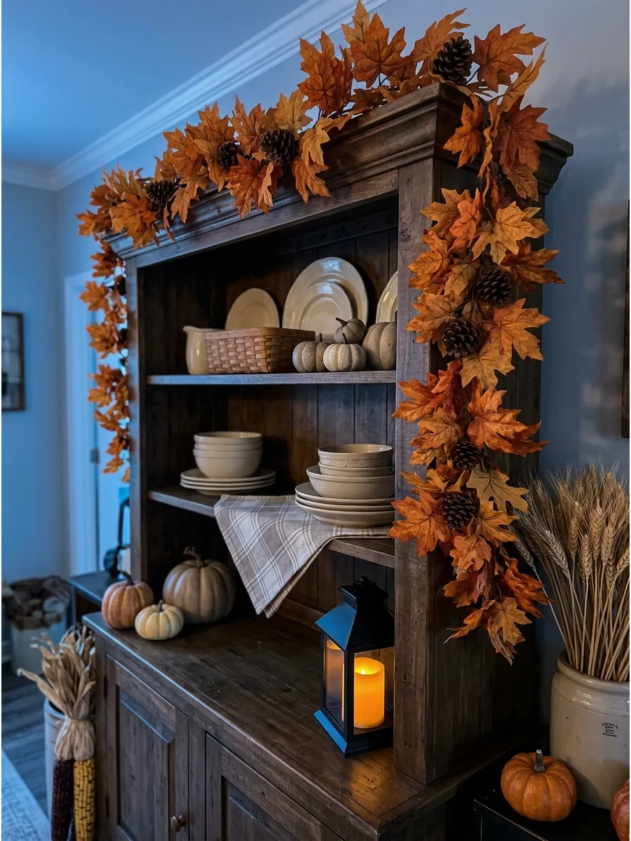 13. Loose Fall Leaf Garland
