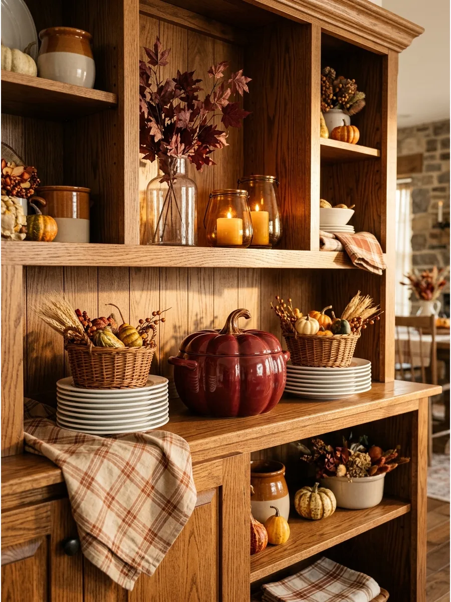 17. Pumpkin-Shaped Serving Dishes