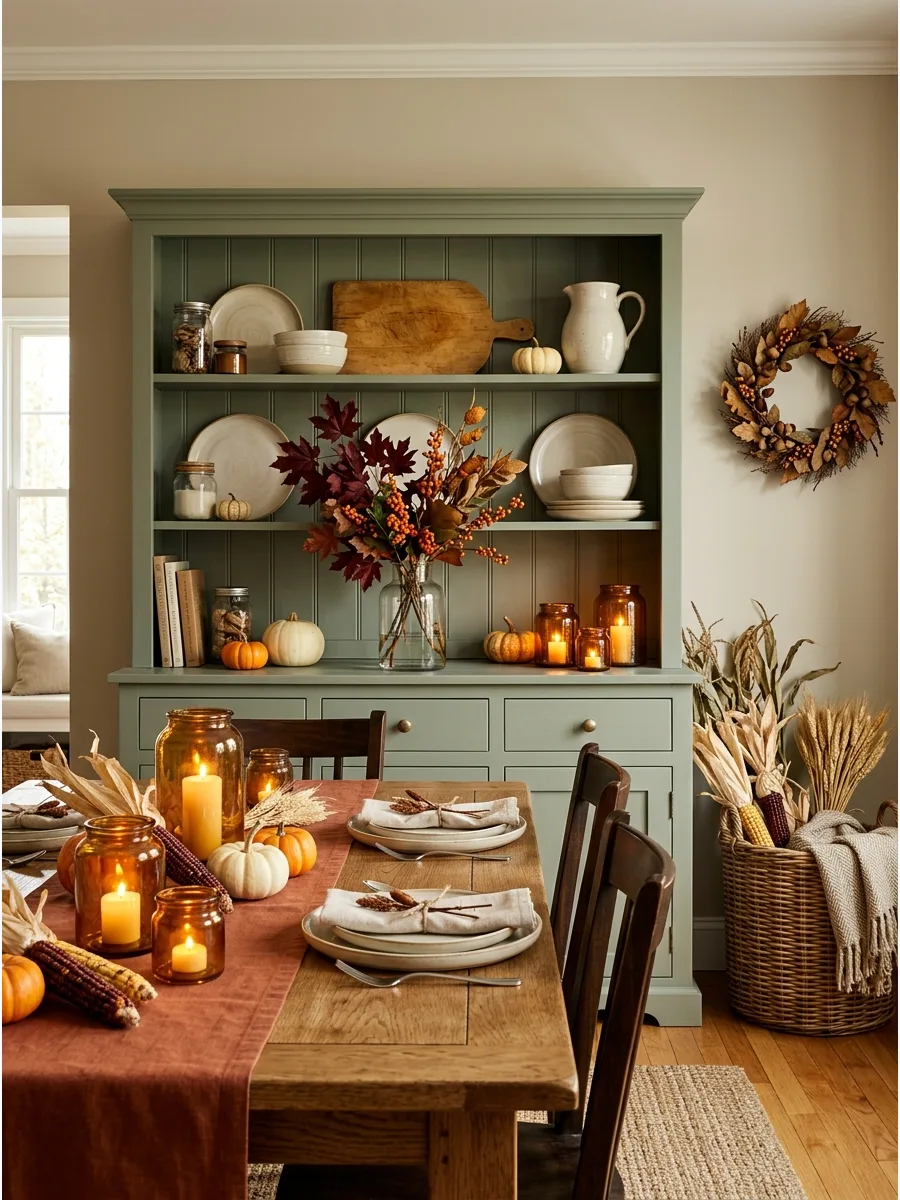 23. Sage-Green Hutch Display