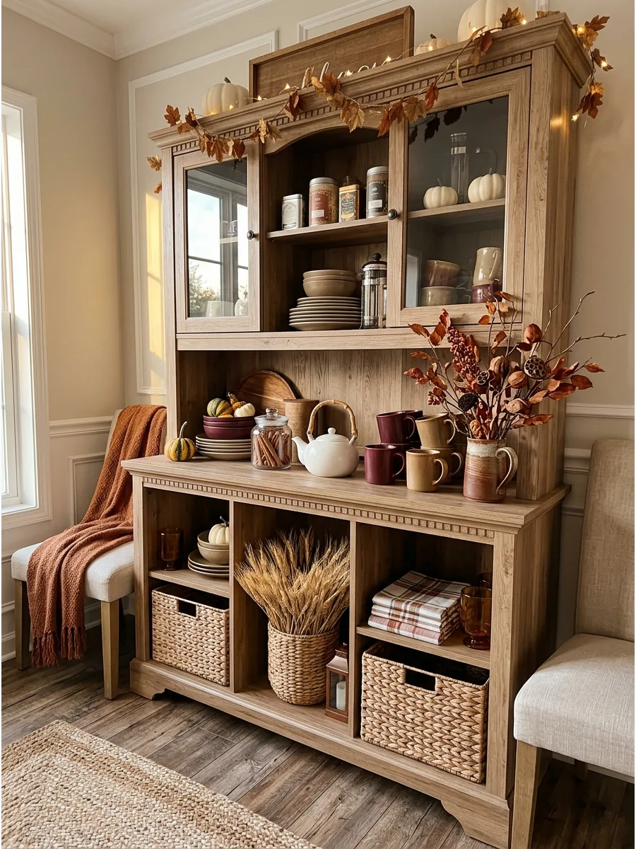 29. Autumn Tea and Coffee Hutch