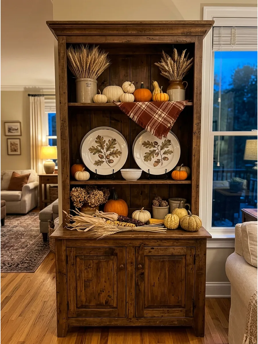 3. Fall Plates Displayed Upright