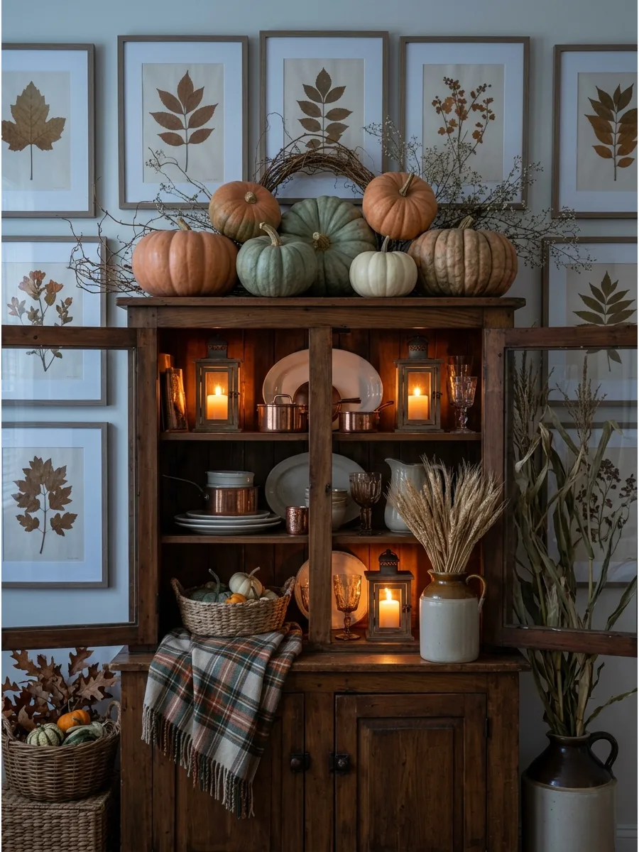 43. Hutch Top Pumpkin Collection