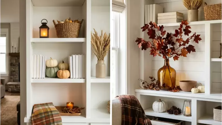 50 Fall Shelf Decor Ideas