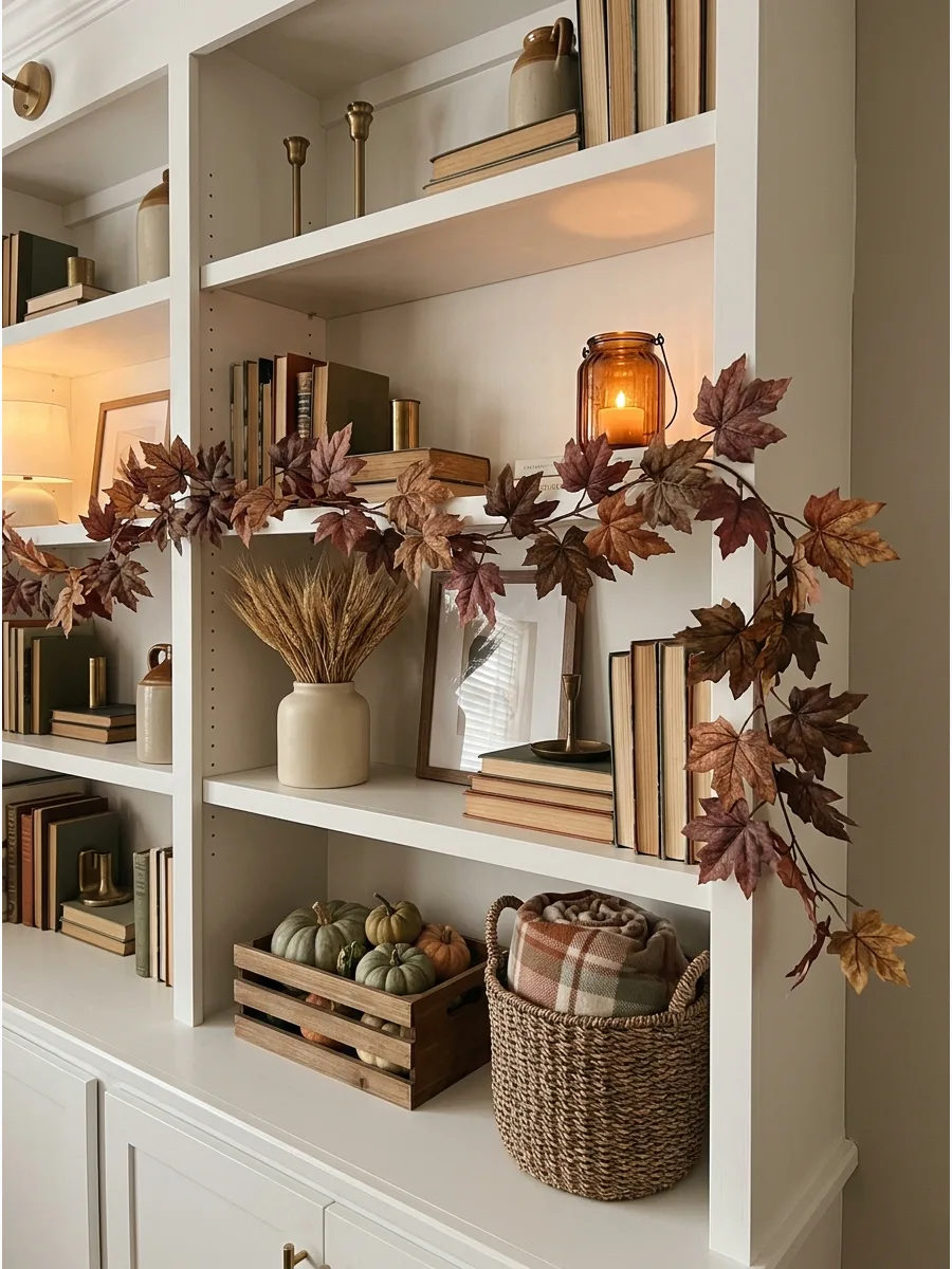 16. Loose Autumn Leaf Garland