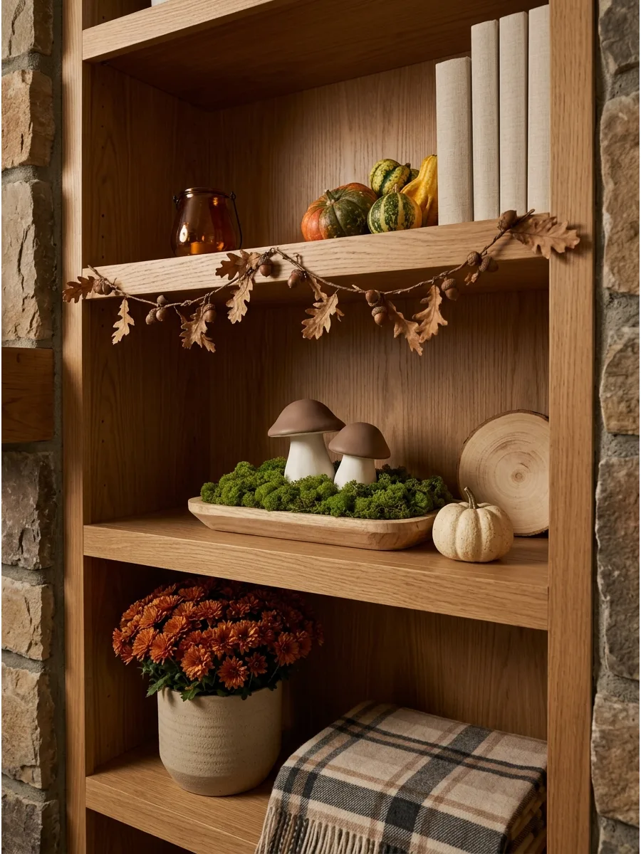 28. Ceramic Mushroom Display