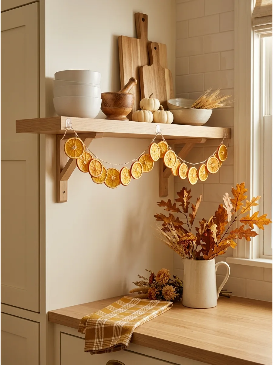 46. Dried Orange Slice Garland