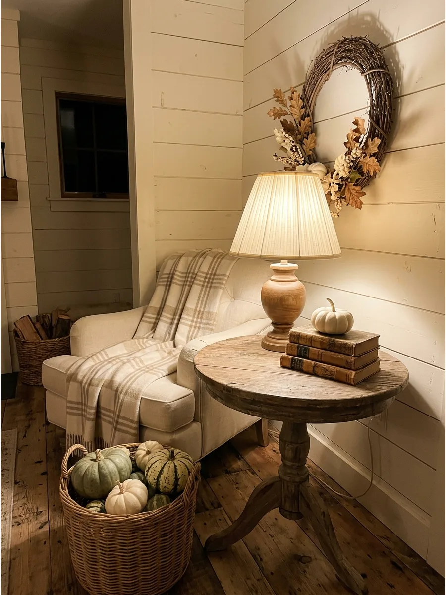 14. Antique Side Table Vignette