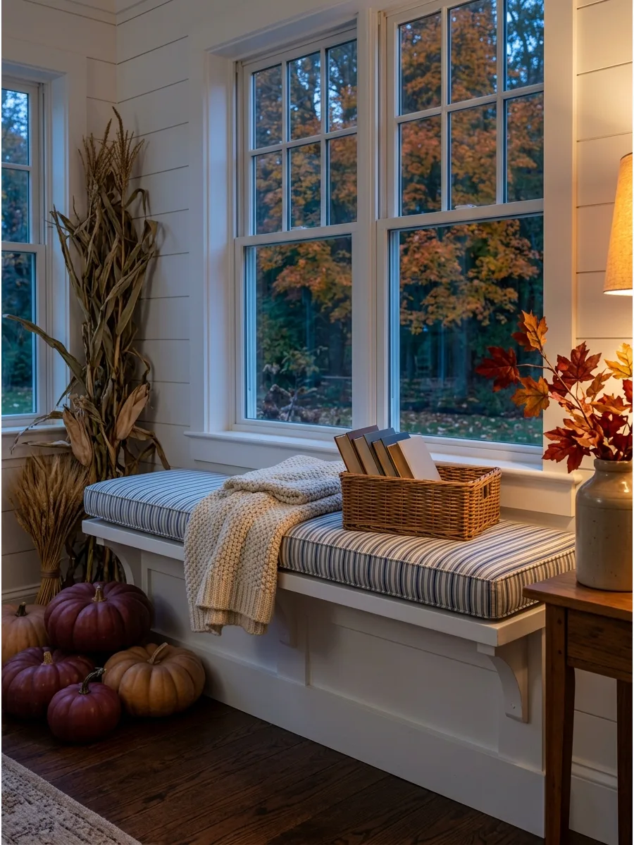 16. Farmhouse Window Seat