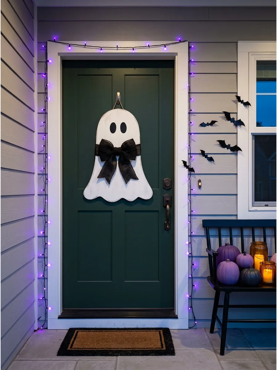 11. Hang a Large Ghost Door Hanger