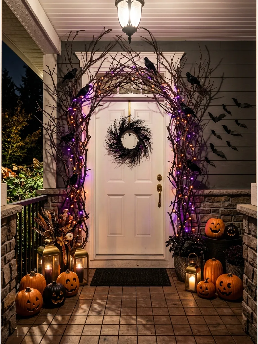 27. Frame the Door With Bare Branches