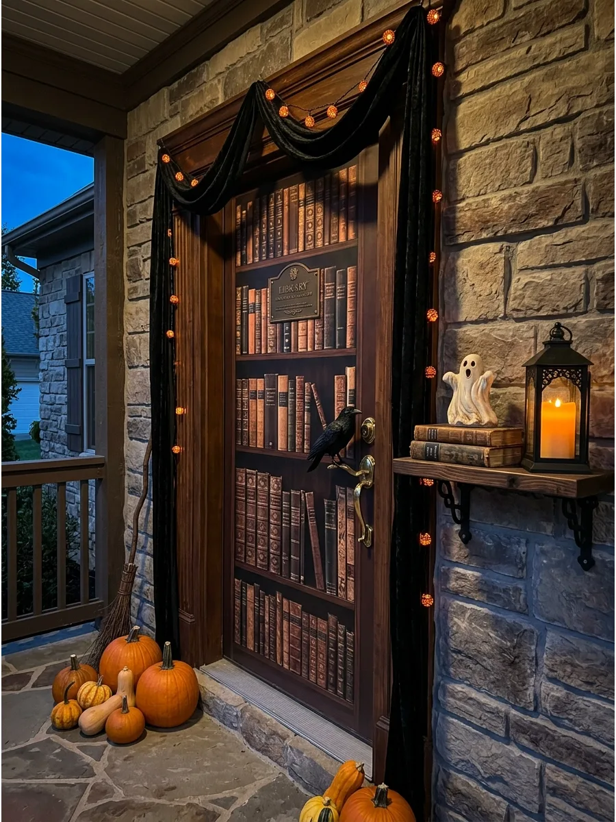 37. Design a Haunted Library Door