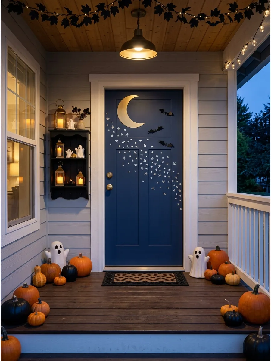 39. Create an Enchanted Night-Sky Door