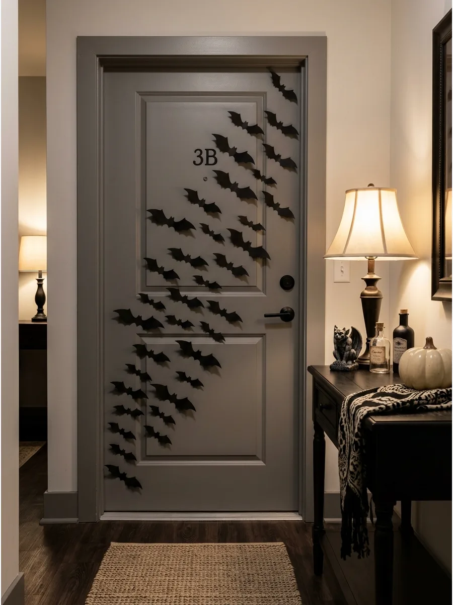 41. Add Removable Bats to an Apartment Door