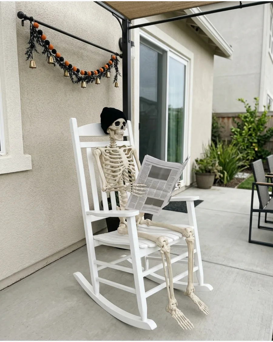 25. Skeleton Rocking Chair