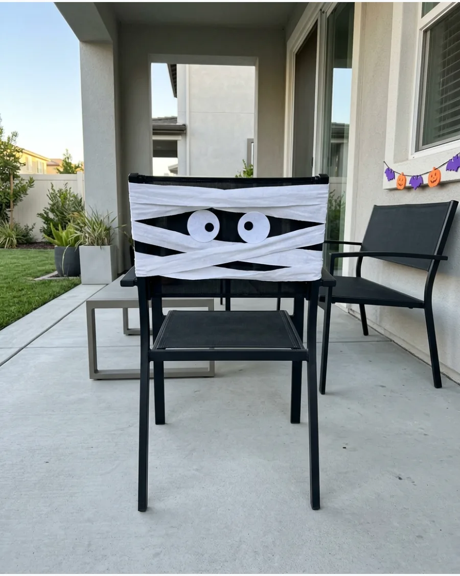 27. Mummy-Wrapped Chairs