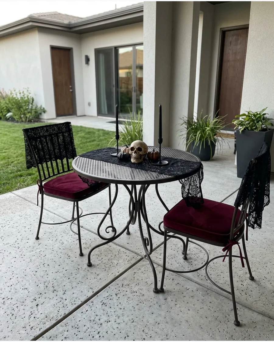 3. Gothic Patio Sitting Area