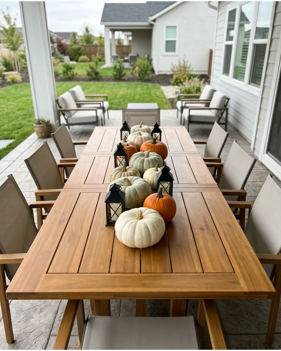32. Pumpkin Harvest Table
