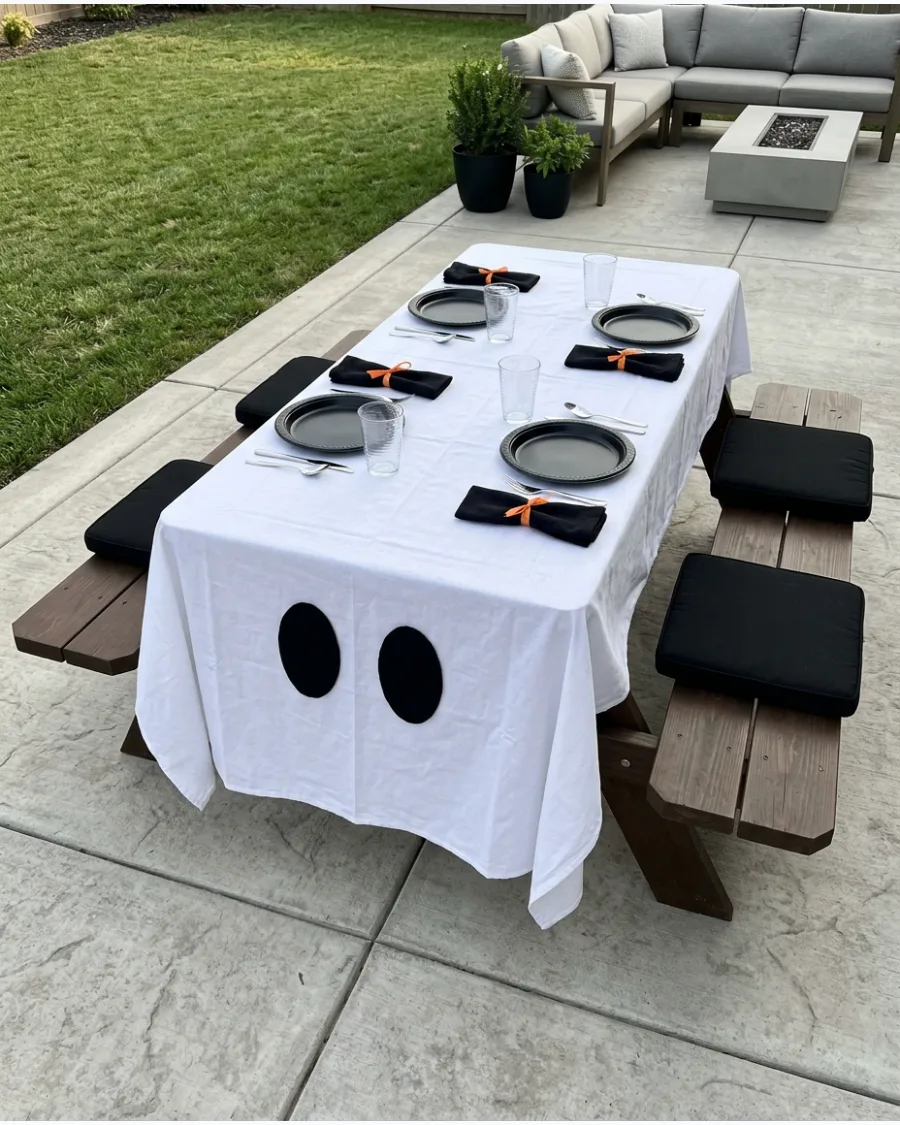 34. Ghost Picnic Table