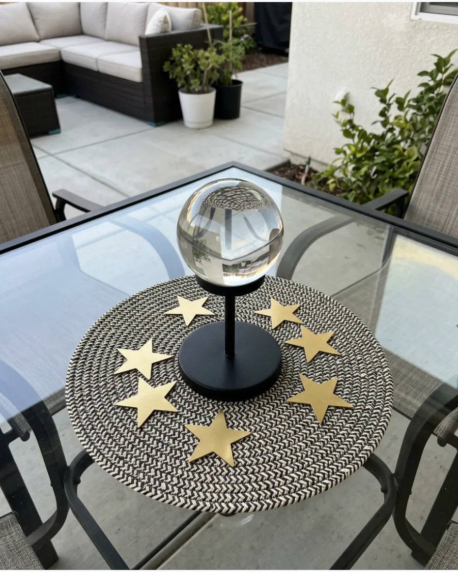 38. Crystal Ball Centerpiece