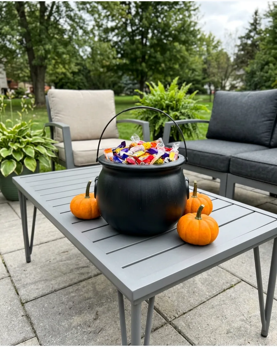 40. Candy Cauldron Table