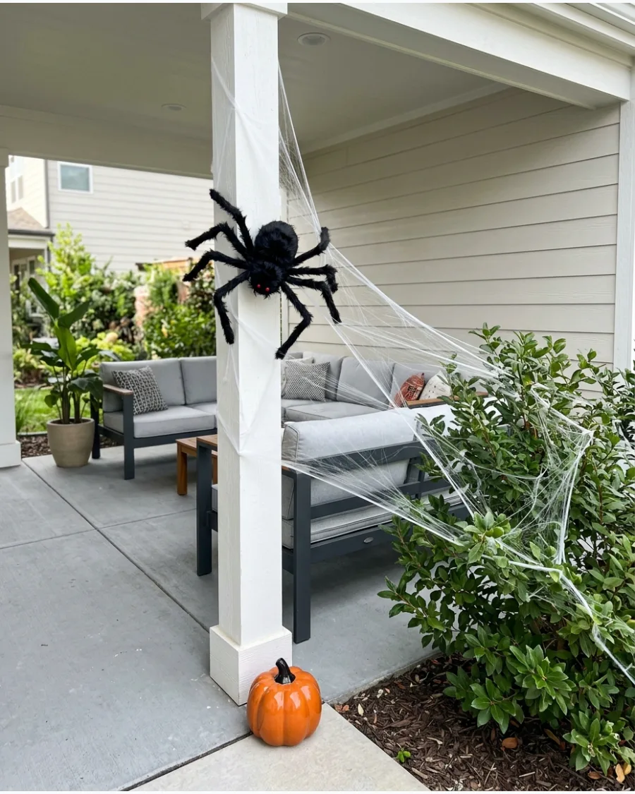 48. Giant Spider Patio Takeover