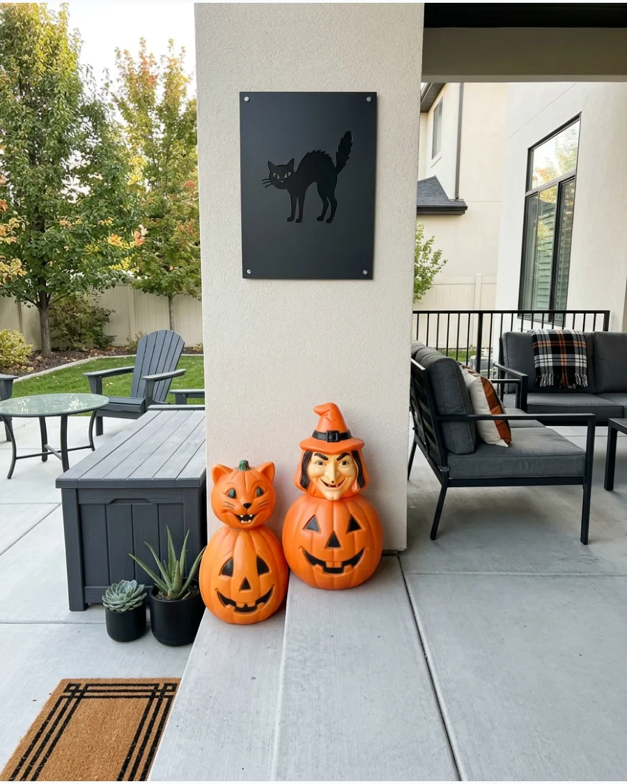 5. Vintage Halloween Patio