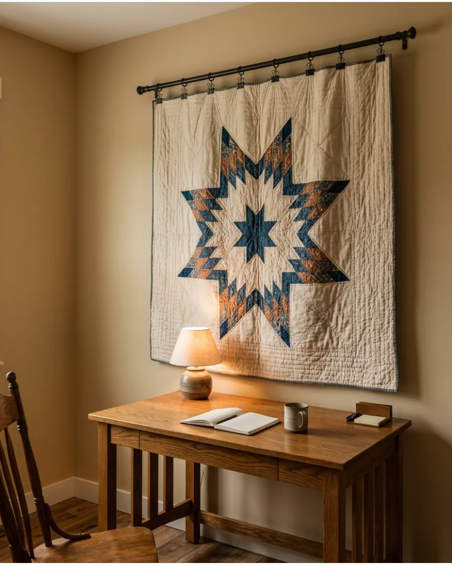 12. Family Heirloom Quilt Display