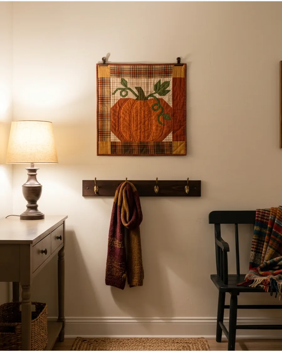 35. Seasonal Mini Quilt Wall