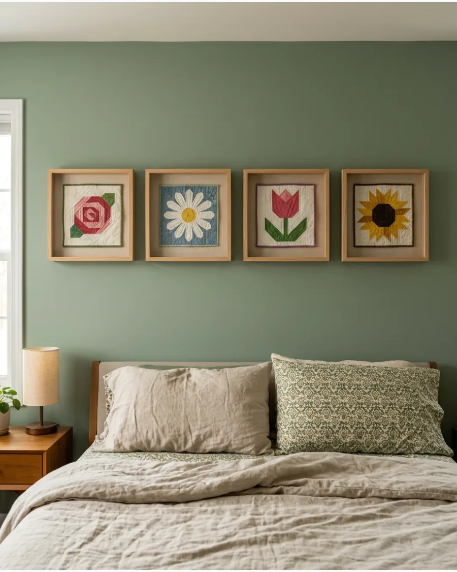 36. Quilt Blocks Displayed Separately
