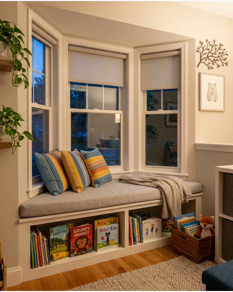 13. Bay Window Book Nook