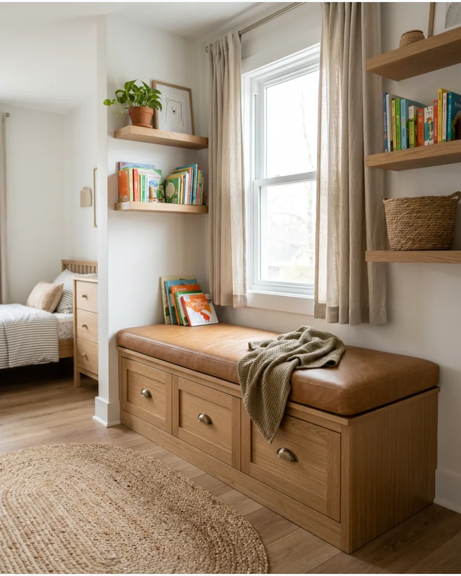 17. Window Nook With Storage Drawers