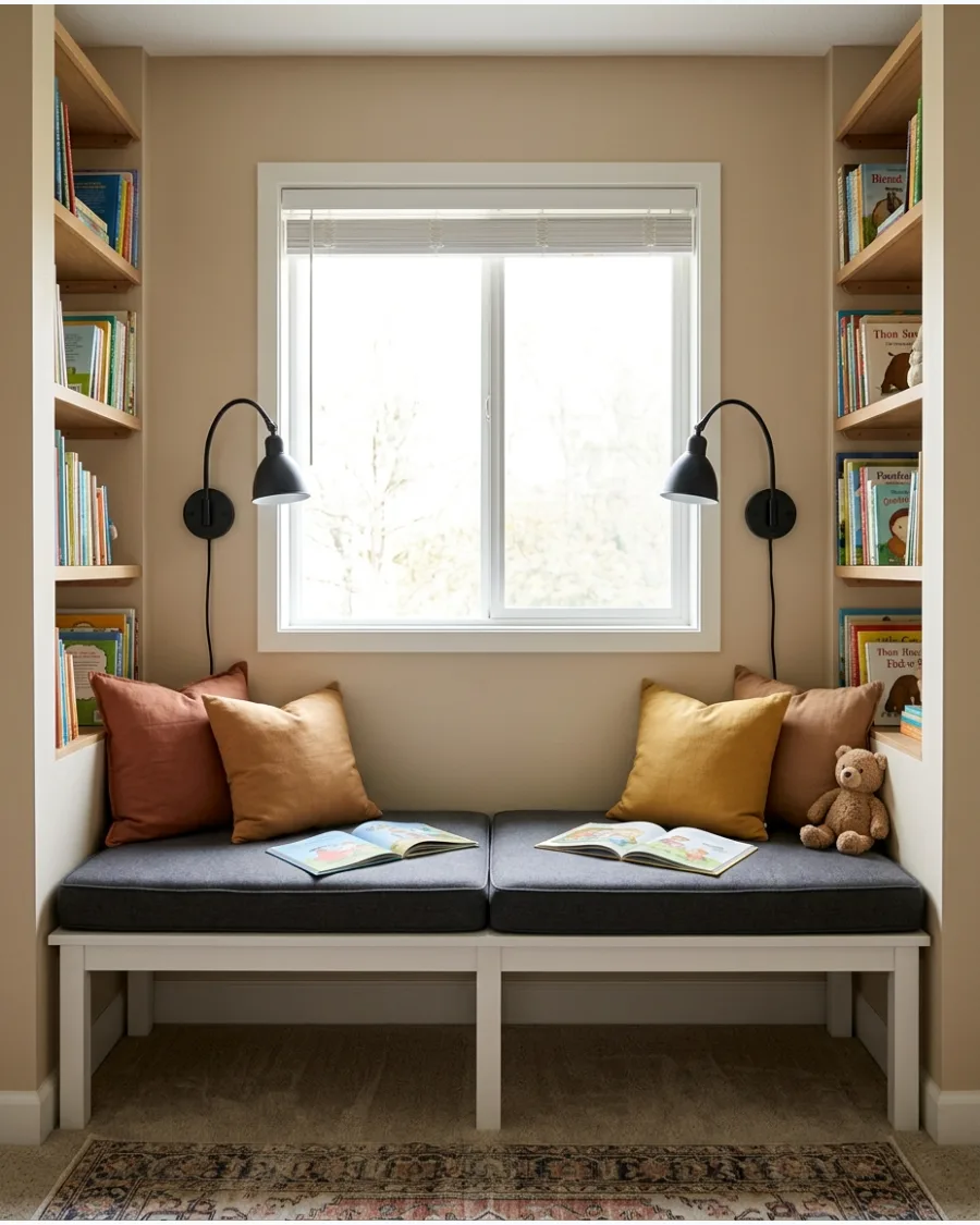 24. Double Reading Nook