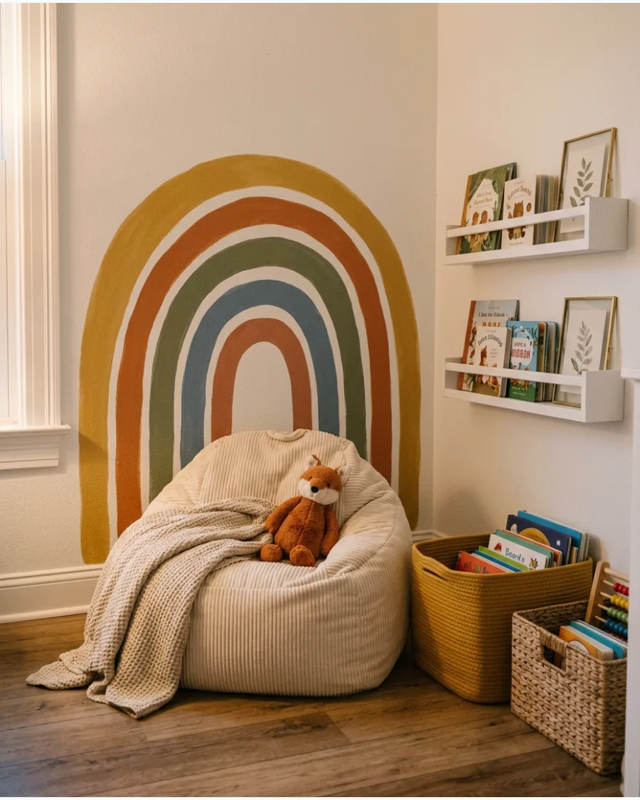 47. Rainbow Reading Corner