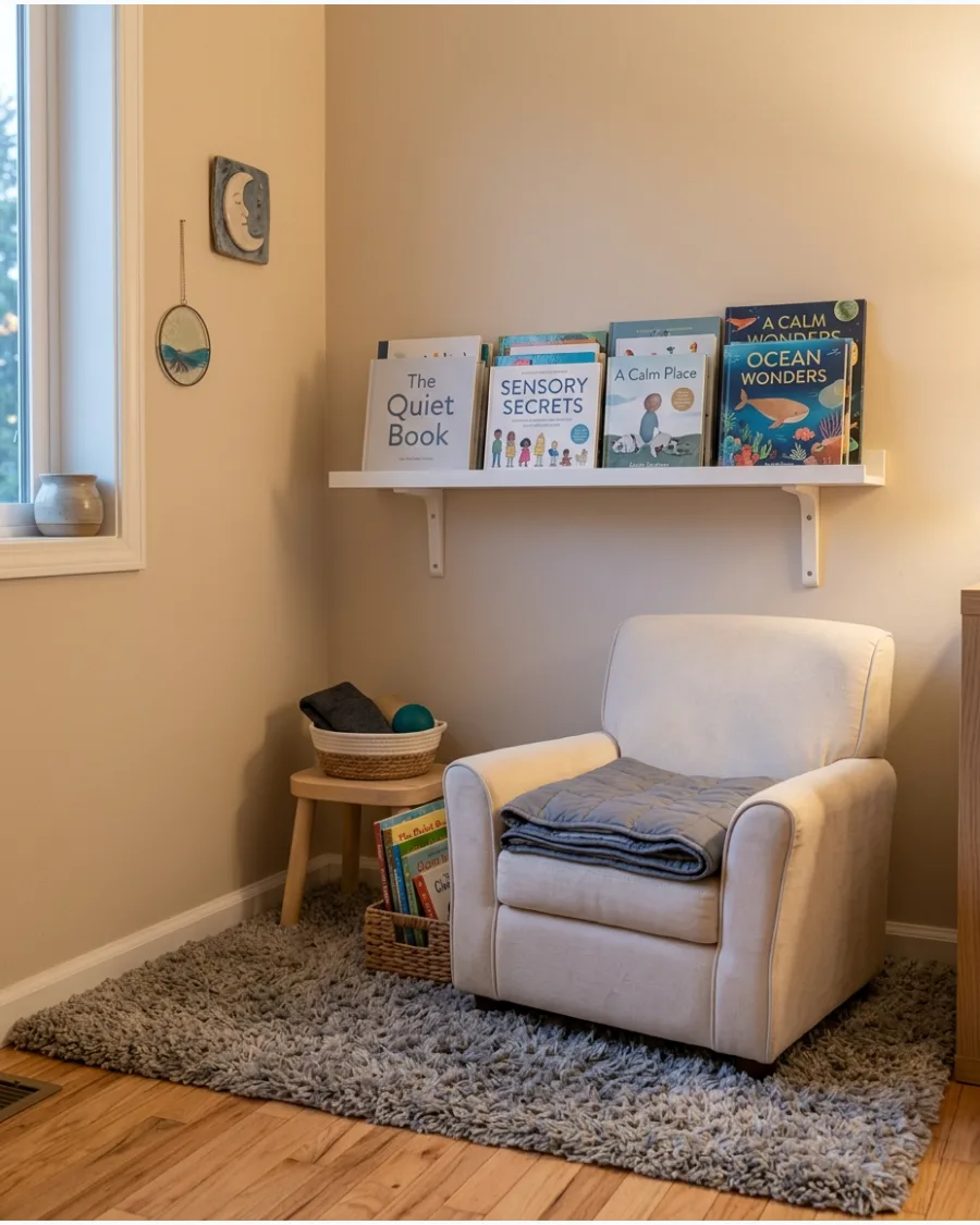 49. Sensory-Friendly Reading Nook